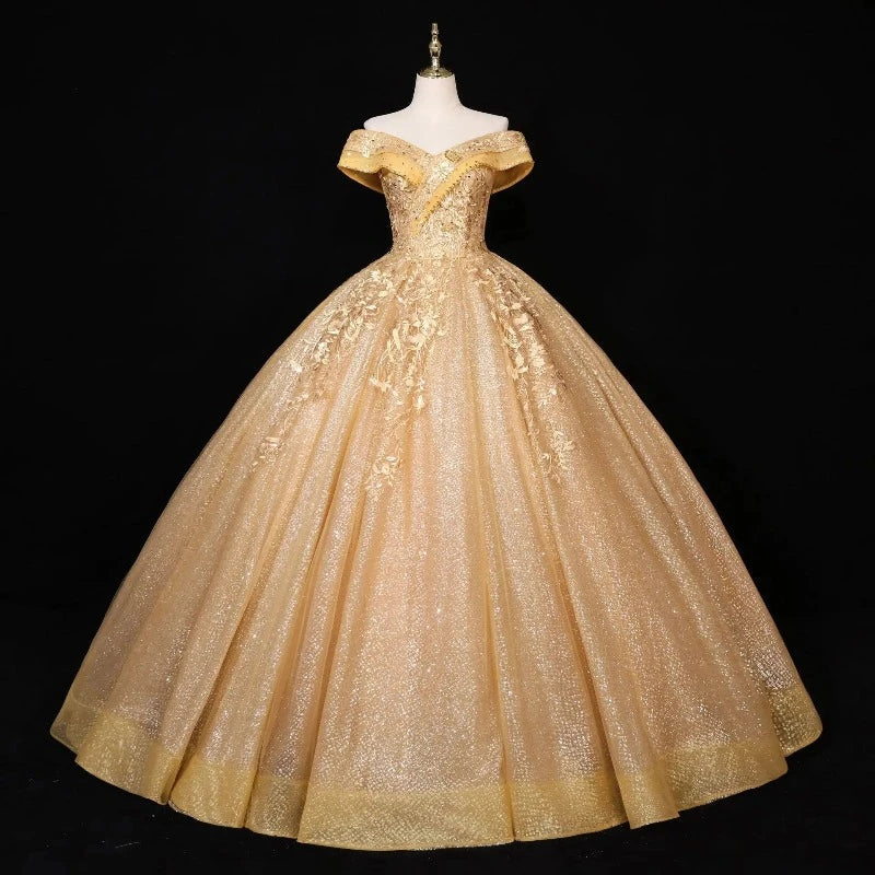 Bal Rosa Pailletten Kleid