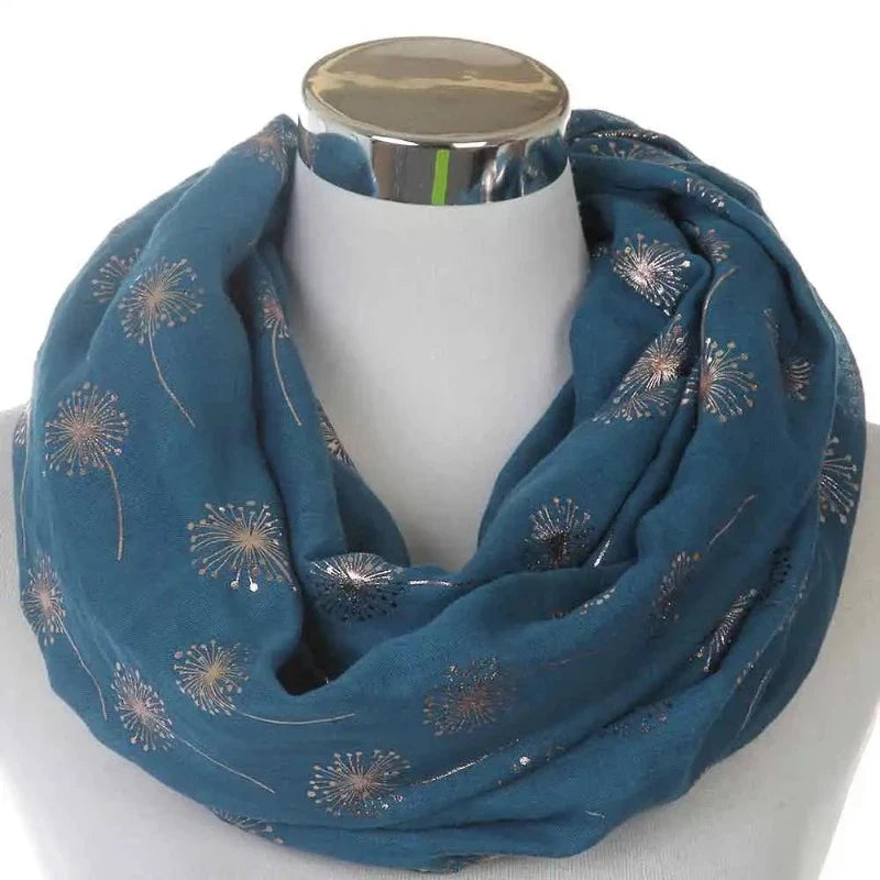 Blumige Glänzende Snood