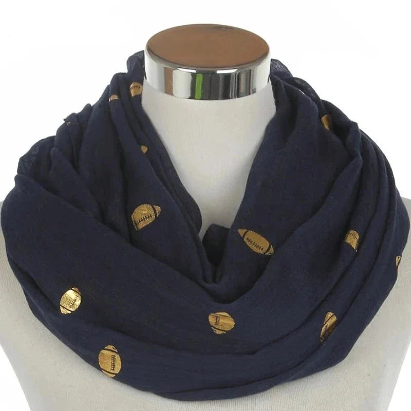 Snood Ballon Rugby Gold