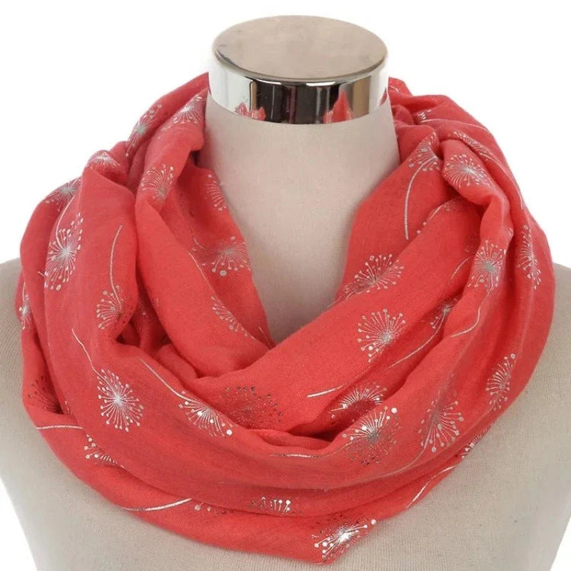 Blumige Glänzende Snood