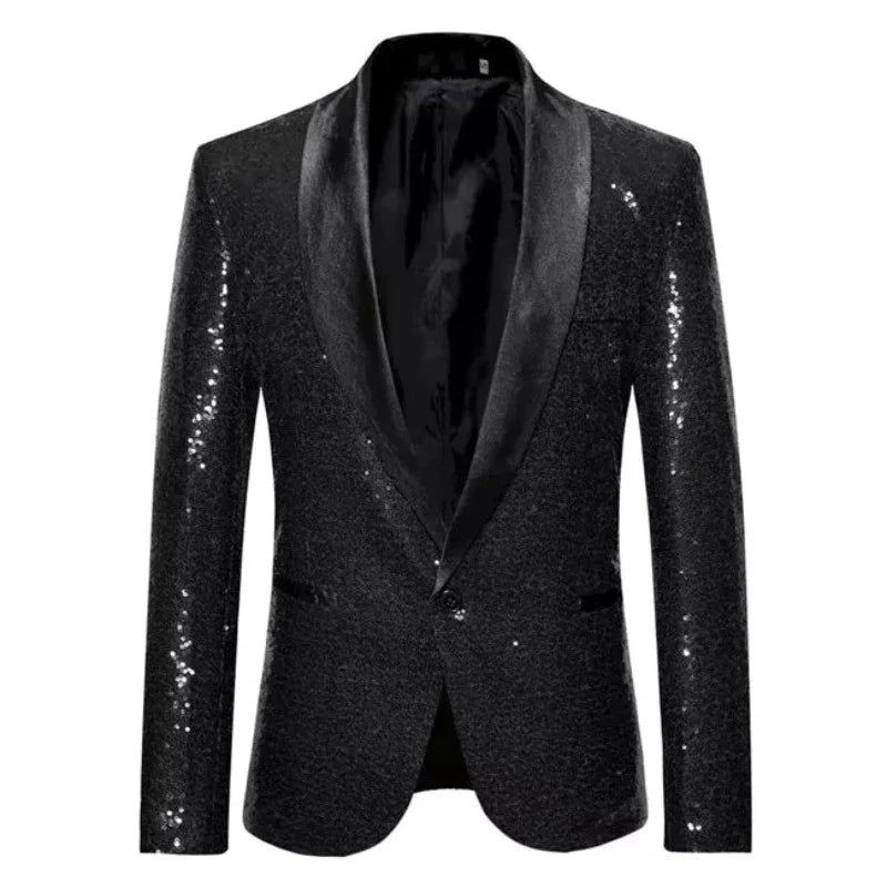 Paillettenjacke Kostüm für Herren