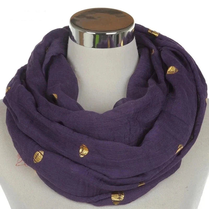 Snood Ballon Rugby Gold