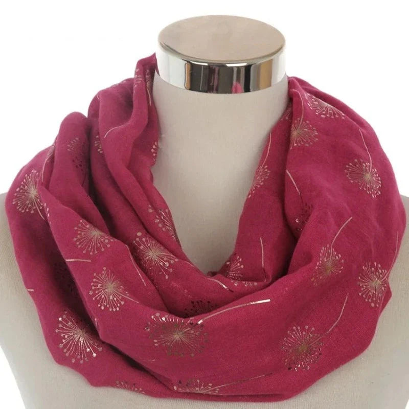 Blumige Glänzende Snood