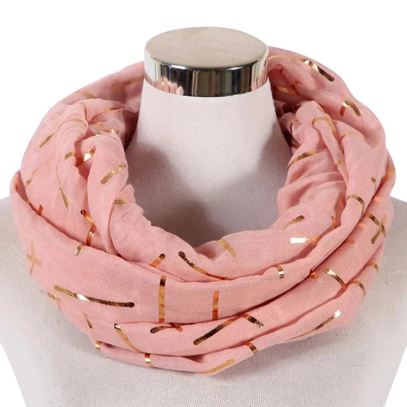 Snood Lignes Dorées