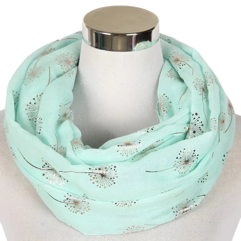 Blumige Glänzende Snood