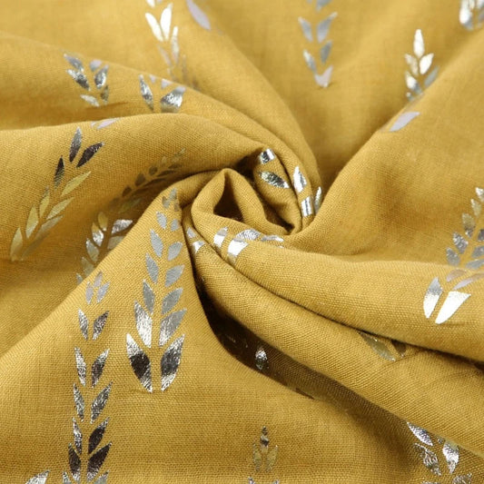 Snood aus silbernem Weizenblatt