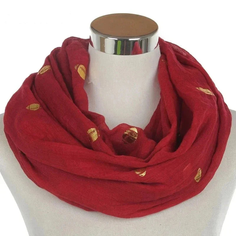 Snood Ballon Rugby Gold
