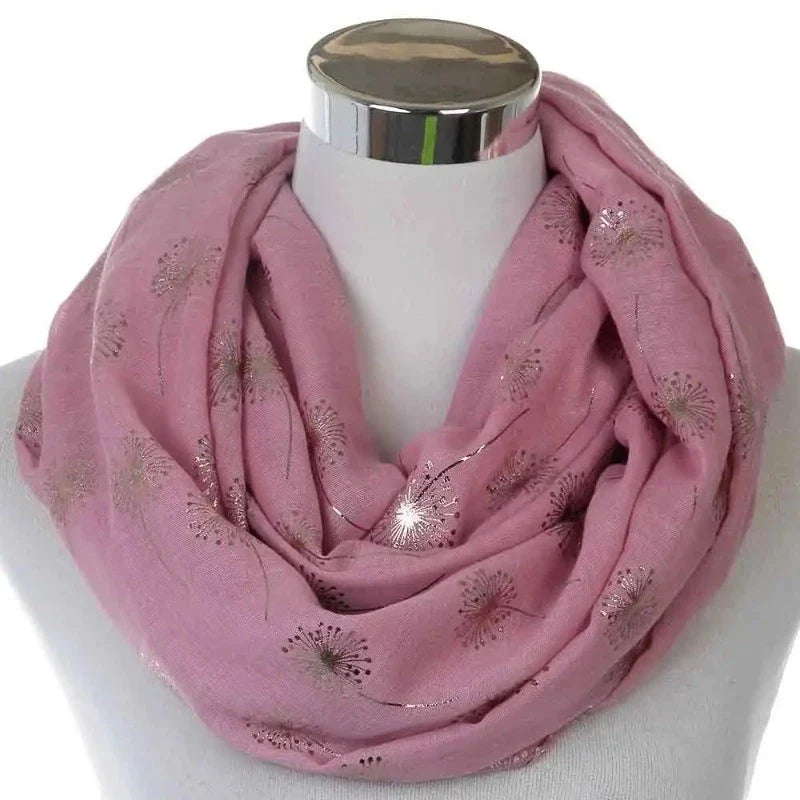 Blumige Glänzende Snood