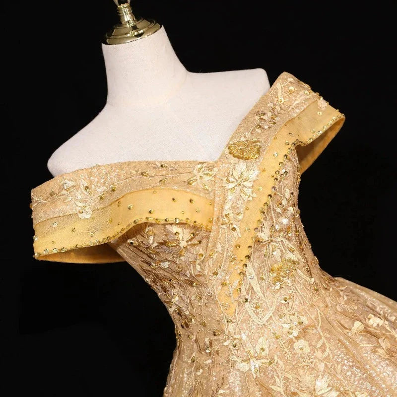 Bal Rosa Pailletten Kleid