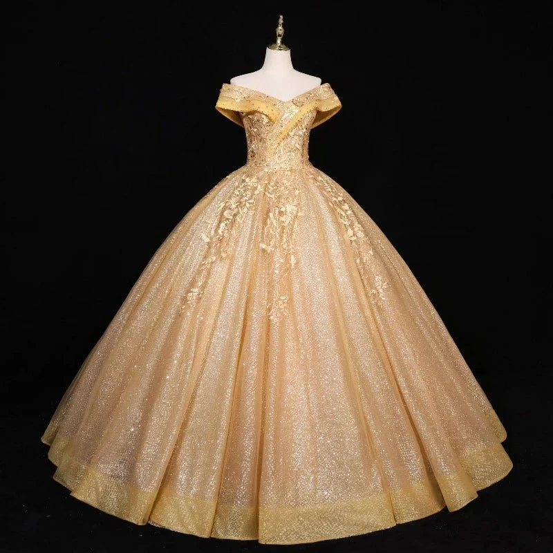 Bal Rosa Pailletten Kleid