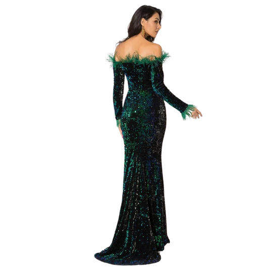 Pailletten-Stretch-Overall