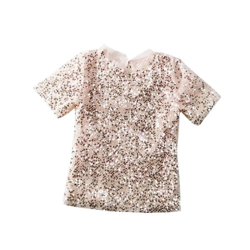 Leichter Pailletten-Top für Damen