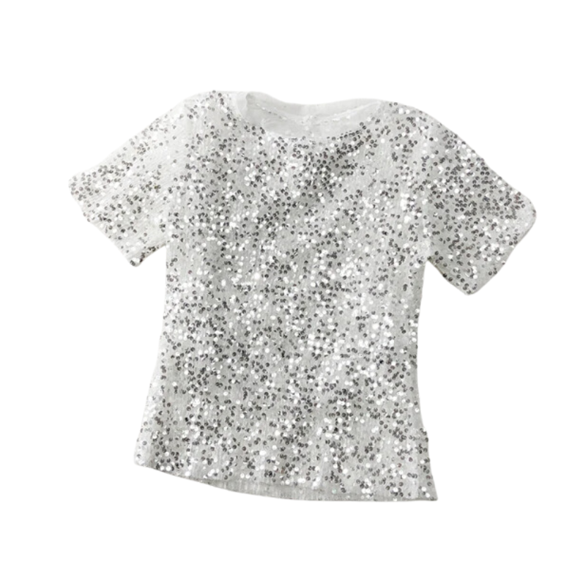 Leichter Pailletten-Top für Damen