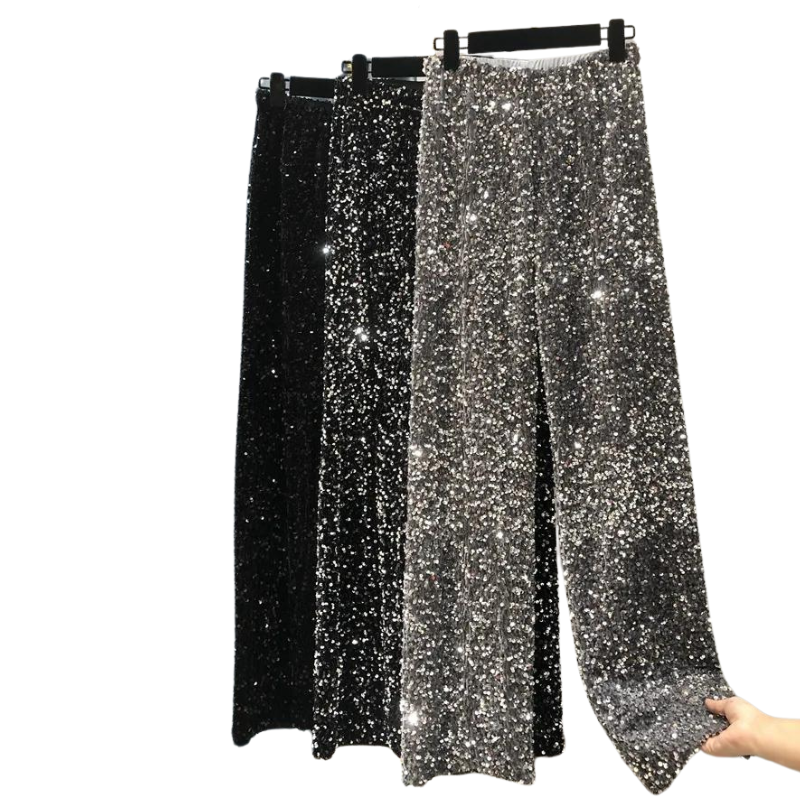 Damenshorts mit Pailletten