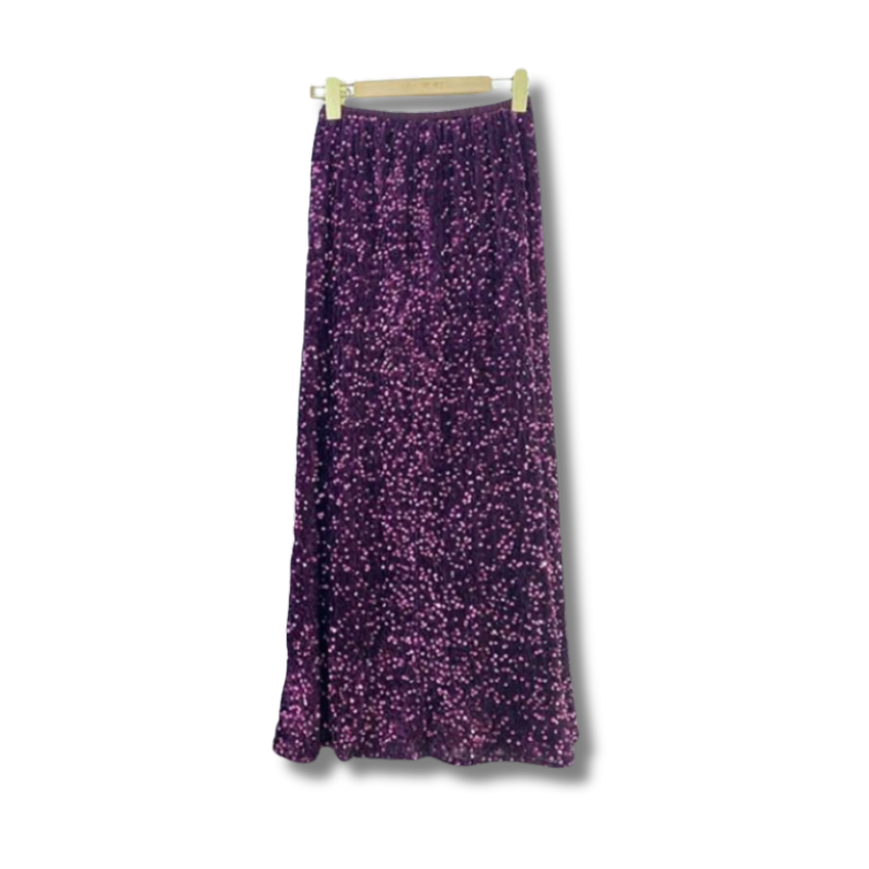 Lange Damen-Paillettenkleid