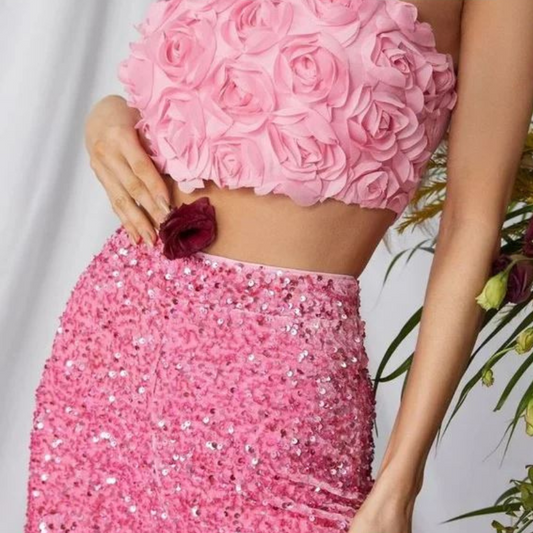 Großer Pailletten-Hosen für Damen