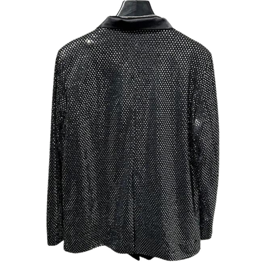 Herren Kostümjacke mit schwarzen Pailletten