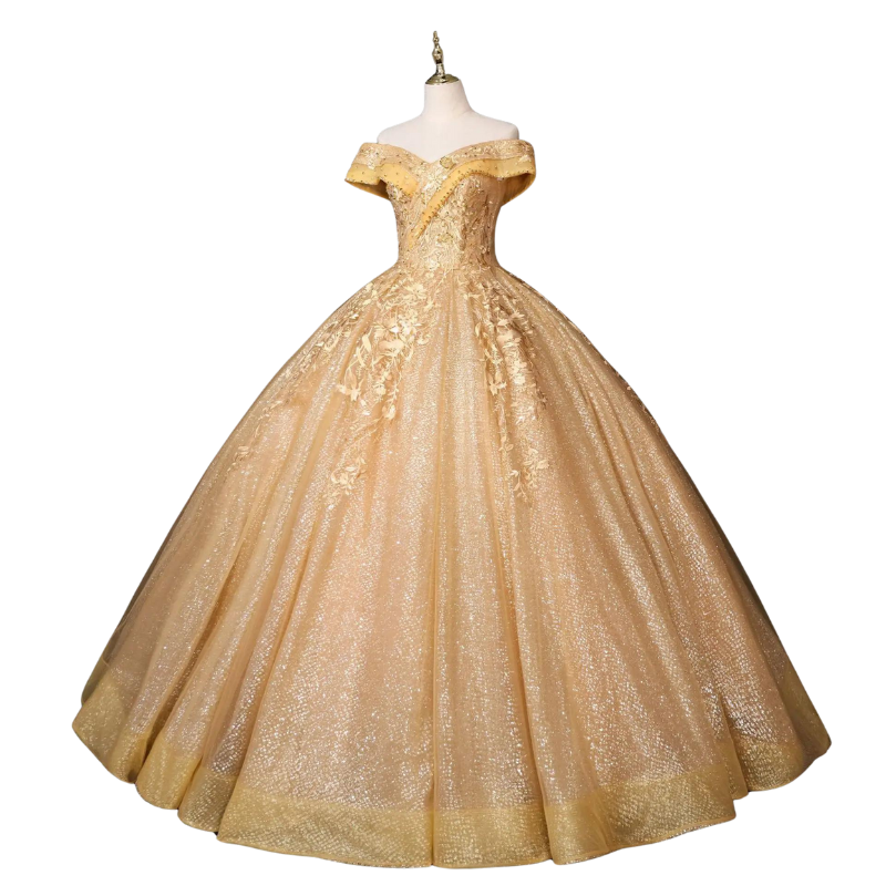 Bal Rosa Pailletten Kleid