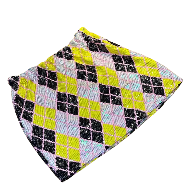 Mini Rock Pailletten Harlequin