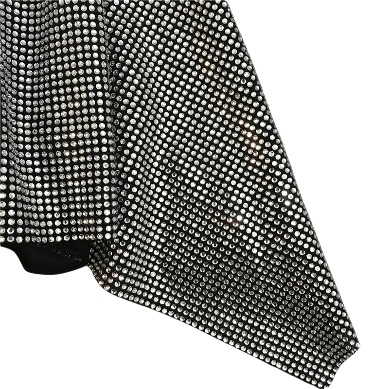 Röck mit Strass und Reißverschluss