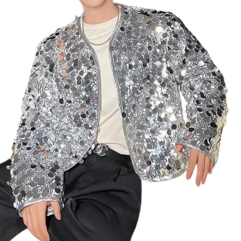 Herren Paillettenjacke