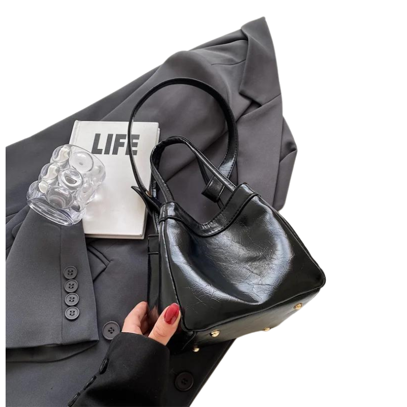 Silbernes quadratisches Tasche