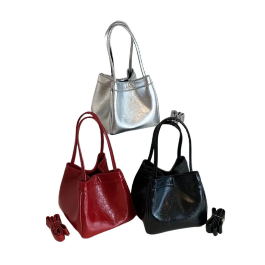 Silbernes quadratisches Tasche