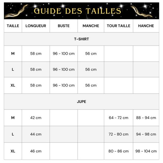 Oberteil und Rock mit Pailletten-Set