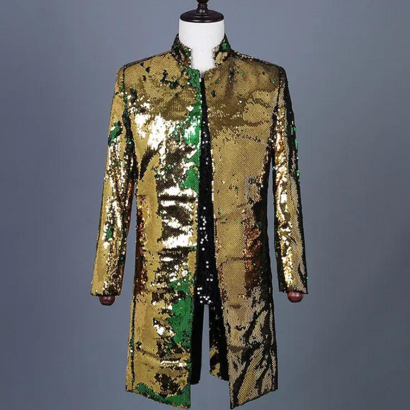 Dreiviertel-Pailletten-Jacke für Herren