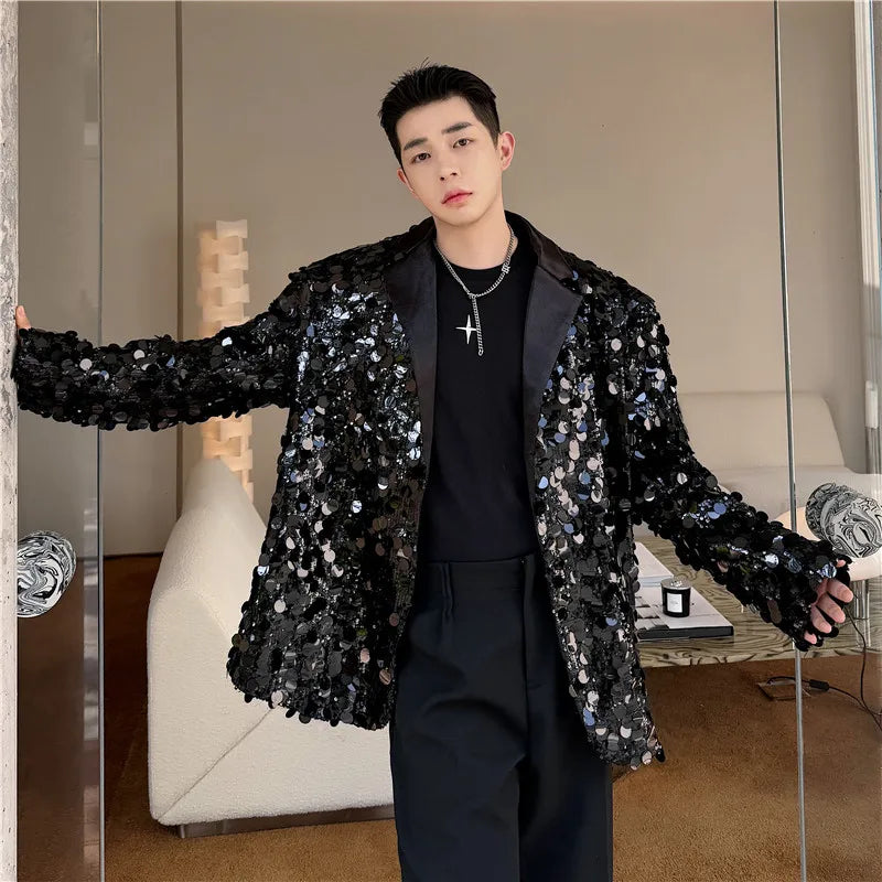Sequin-Blazer für Herren