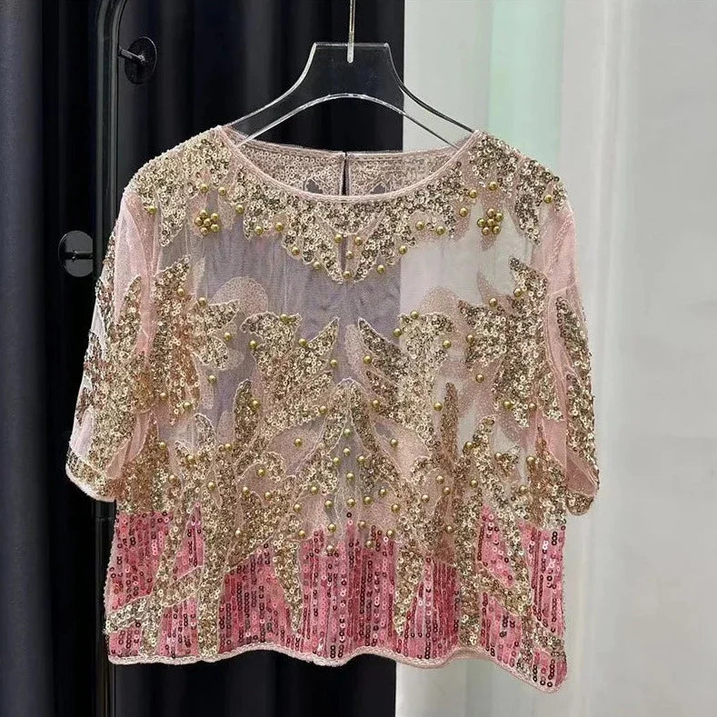 Top-Pailletten Transparent