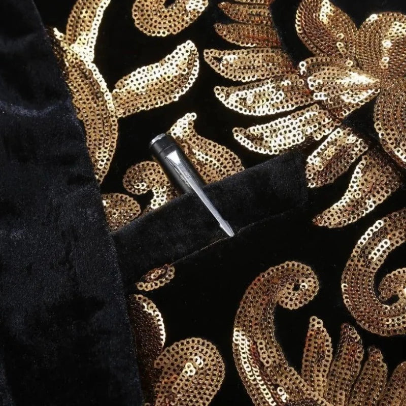 Damenpailletten-Glitzer-Strickjacke