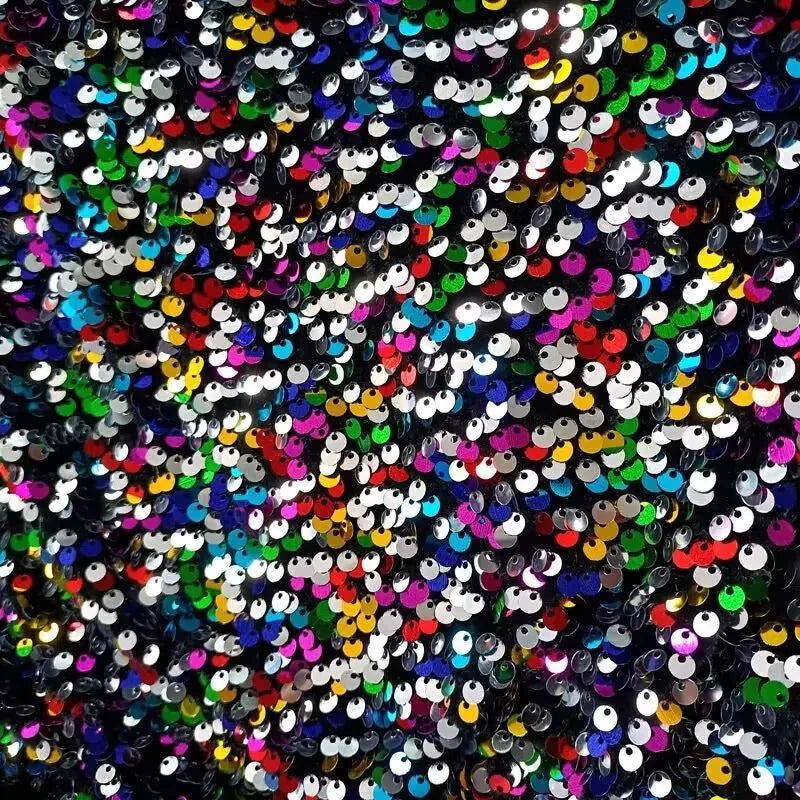 Top Pailletten Mehrfarben
