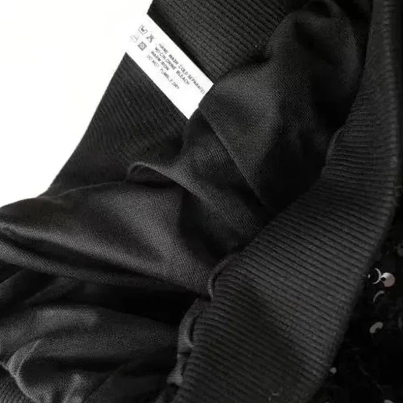 Paillettenhose mit Innenfutter aus Fleece