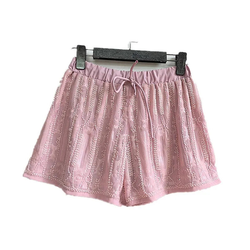 Kurzes Kleid mit Pailletten für Damen