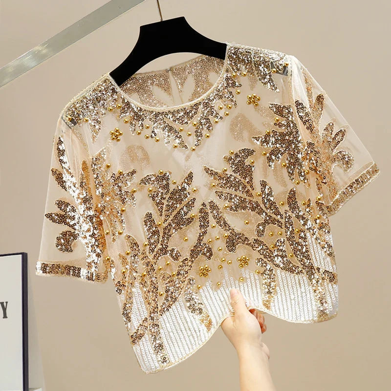 Top-Pailletten Transparent
