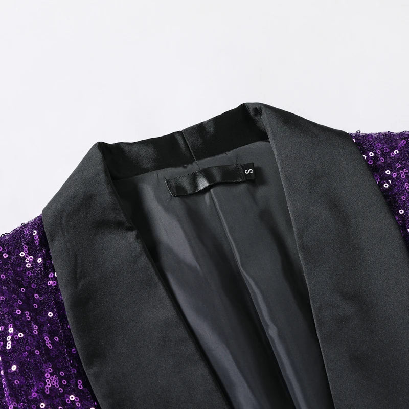 Paillettenjacke Kostüm für Herren
