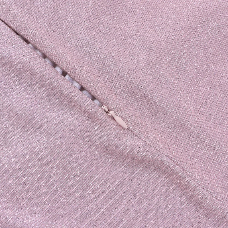 Ensemble Oberteil und Kleid mit Pailletten