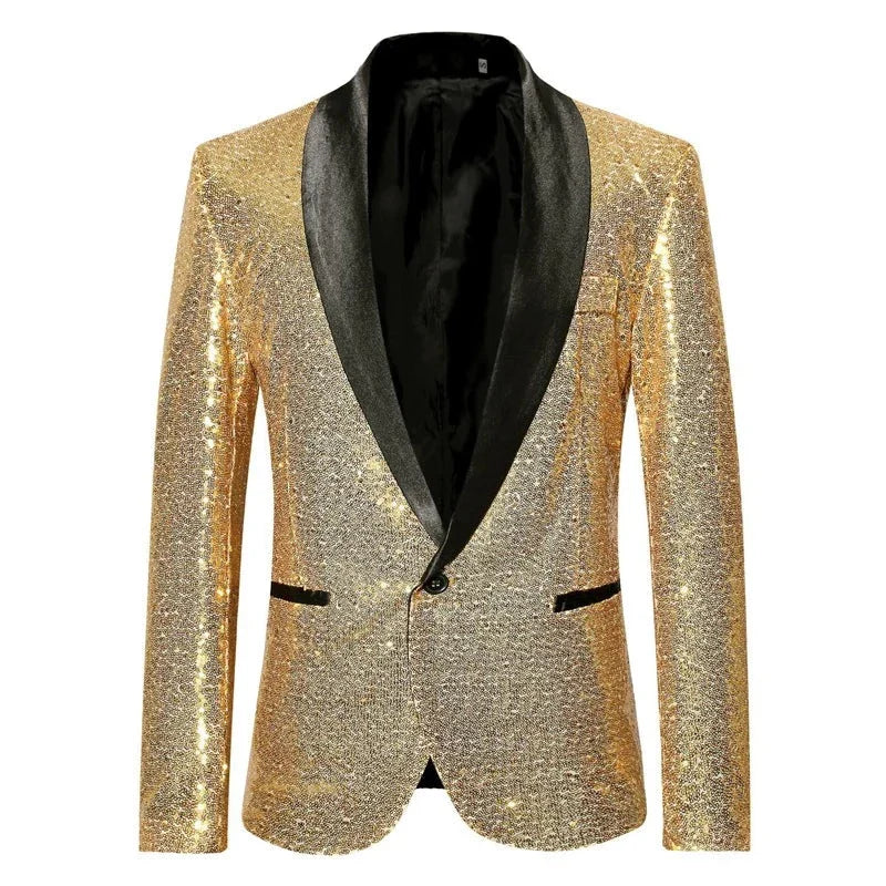 Paillettenjacke Kostüm für Herren