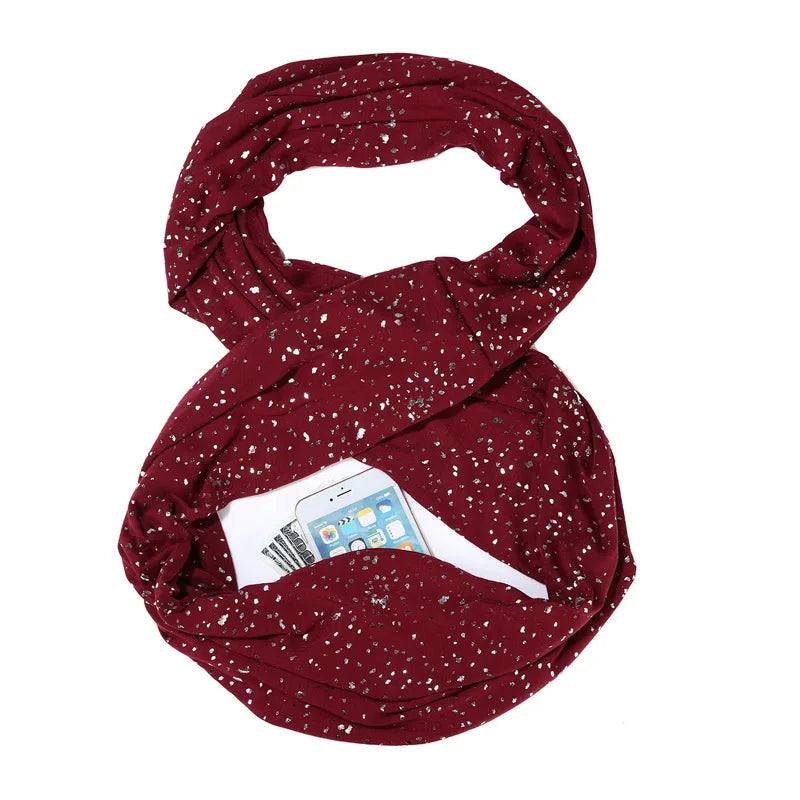 Damen-Snood mit Pailletten