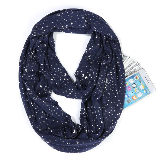 Damen-Snood mit Pailletten