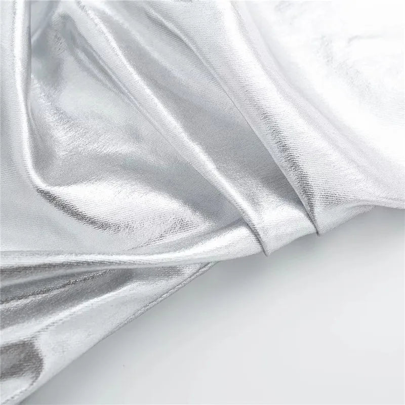 Silbernes Korsett Kleid