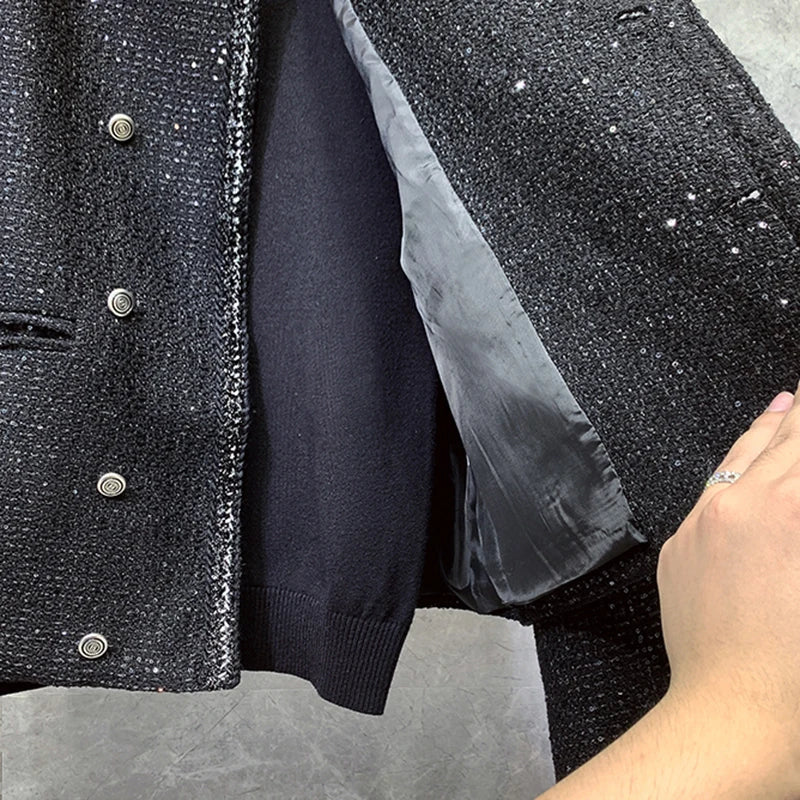 Handschuh Herren Knopfpaillette Mantel