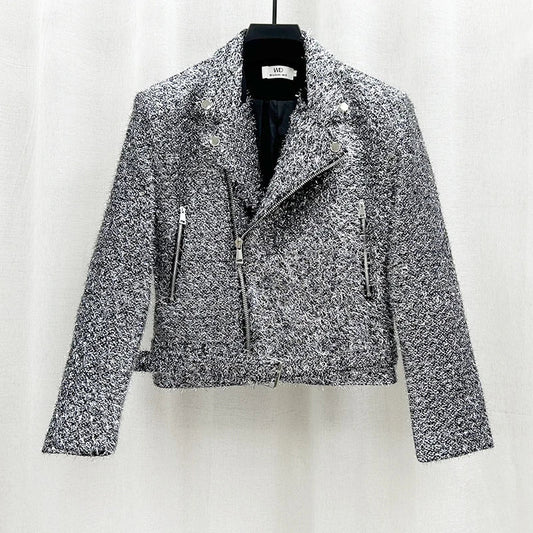 Herren Wolljacke mit Pailletten