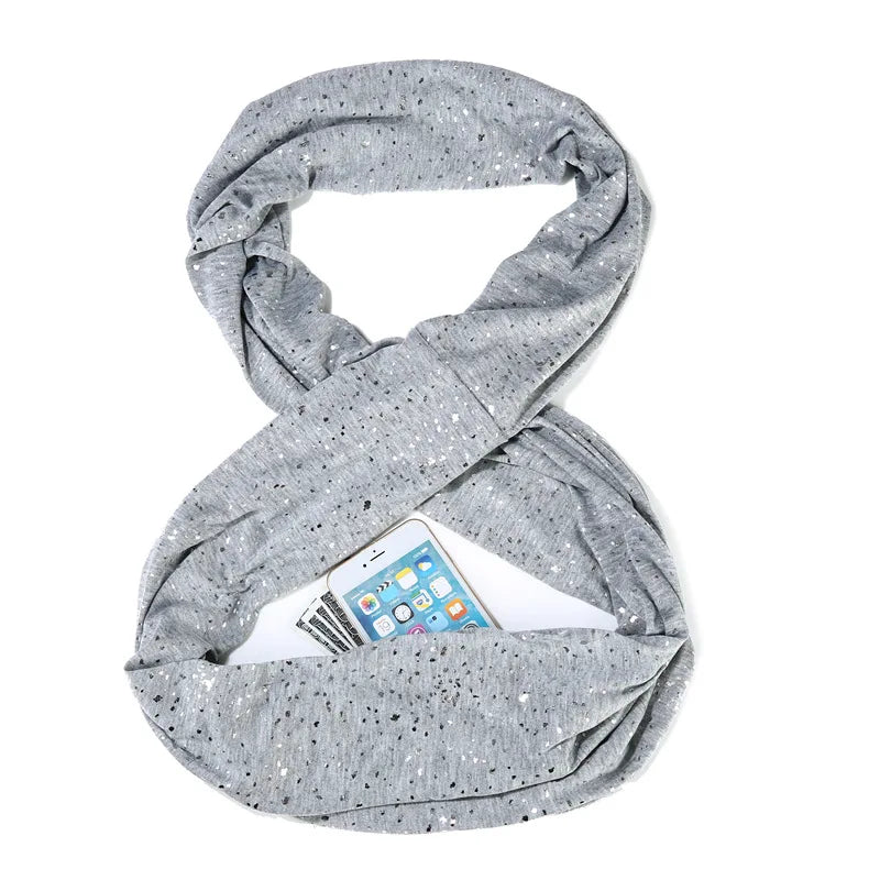 Damen-Snood mit Pailletten