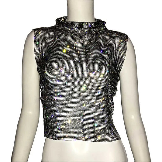 Fell Pailletten Offene Damen