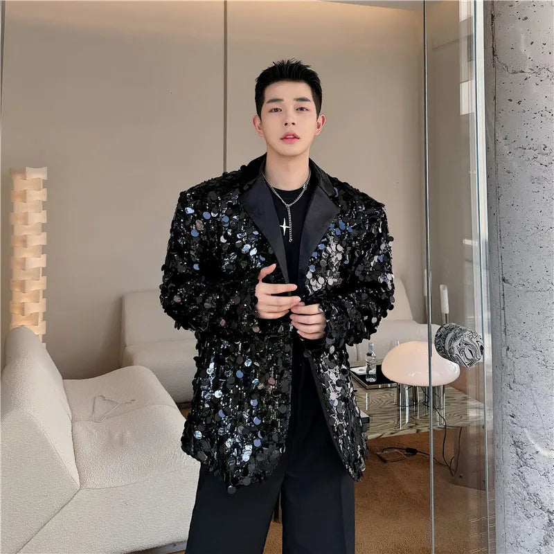 Sequin-Blazer für Herren