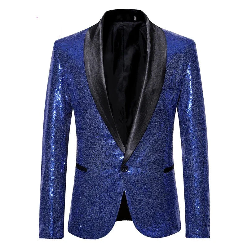 Paillettenjacke Kostüm für Herren