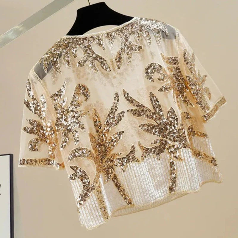 Top-Pailletten Transparent