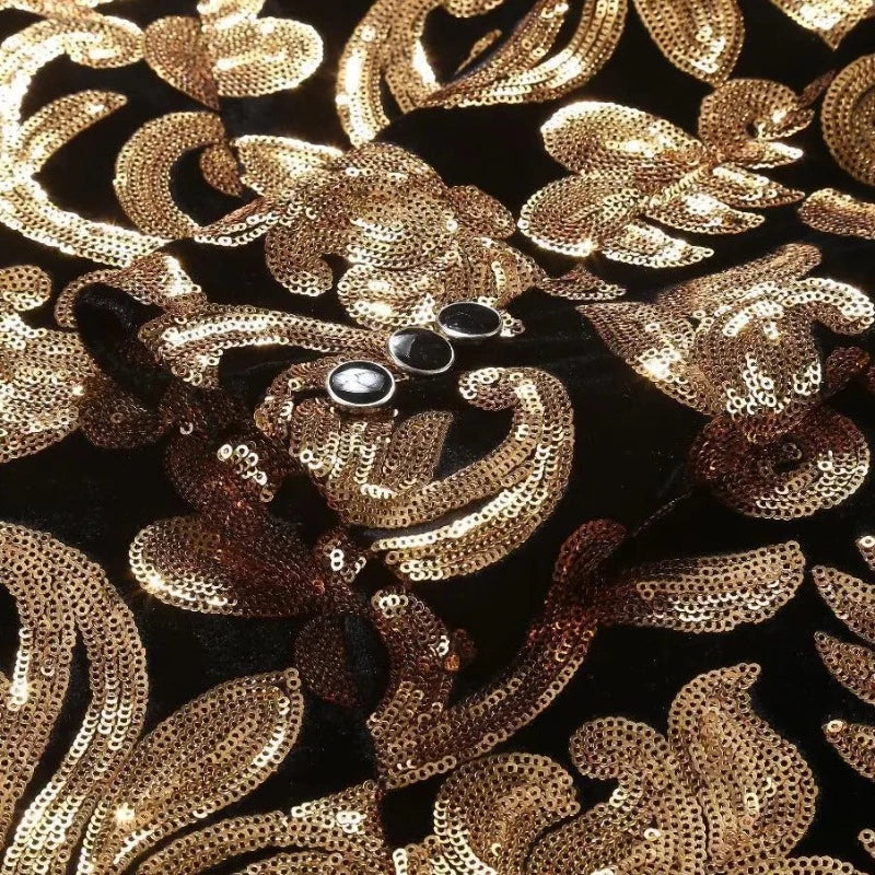 Damenpailletten-Glitzer-Strickjacke
